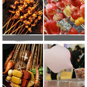Brochettes fines en bambou pour buffet service apéritif affichage salade de fruits - Product Image 5