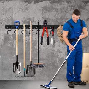 Gran oferta, nuevo estilo, ganchos de almacenamiento para garaje, utilidad doble resistente para organizar herramientas eléctricas, ganchos de montaje en pared, estante de almacenamiento de pared - Product Image 6