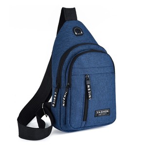 2026 Modische Herren Oxford Umhängetasche für Outdoor, Sport und Reisen – Einfarbige, lässige Multifunktions-Brust- und Hüfttasche - Product Image 1