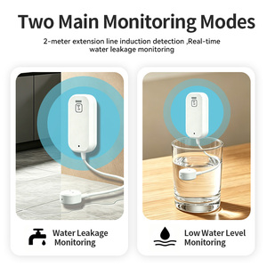 Sensor Inteligente de Fugas de Agua con Control por Aplicación, Alerta WiFi, Temporizador, Plástico Blanco, Dispositivo Inteligente para el Hogar - Product Image 3