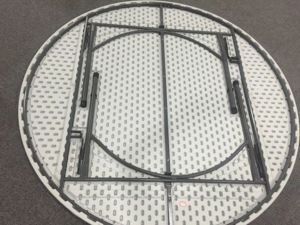 Goedkope ronde opklapbare feesttafel voor bruiloften en evenementen - Product Image 5