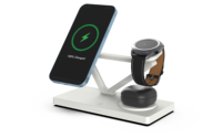 Chargeur sans fil 6 en 1 Chargeur magnétique avec logo personnalisé Meilleure vente Produit le plus vendu Support de charge rapide pour téléphone AirPods IWatch