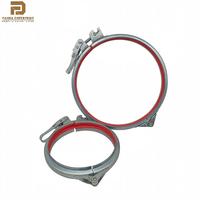 Collier de serrage métrique 30L pour fût, diamètre 303 mm, largeur 21 mm, à dégagement rapide, en acier inoxydable, pour fût à ouverture supérieure