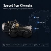 Moteur de moto monocylindre 200cc avec arbre d'équilibrage, CVT et marche arrière pour VTT et karts – Fournitures pour magasins et commerces