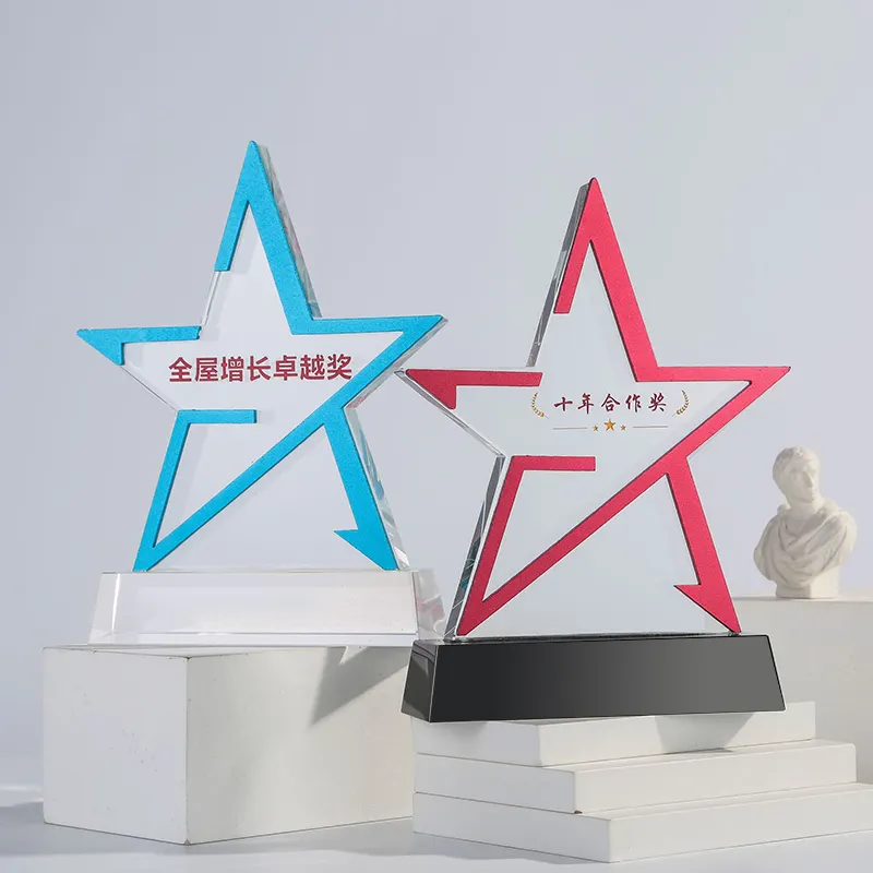 Ster Vorm Trofee Awards, Enterprise Beloning Acryl Award Blanco/