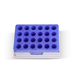ชั้นวางหลอดทดลอง PCR แบบ 96 หลุม สีฟ้า สำหรับใช้ในห้องปฏิบัติการ - Product Image 6