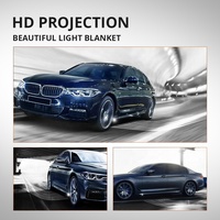 Lumière de bienvenue universelle pour voiture à LED, ailes d'ange, lumière de courtoisie, projecteur, lumière d'avertissement de porte de voiture à LED, lampe de tapis, 2 pièces/ensemble