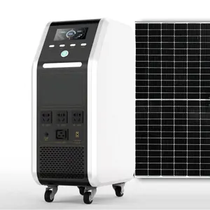 3kw 5kw Small Solar Power Station Ess Inverter Lithium Battery Energy Storage All-in-One System Mini Home Solar Generators//