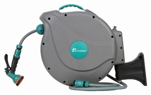 Enrouleur de tuyau d'arrosage rétractable automatique avec verrouillage gratuit, prix d'usine, 25 m - Product Image 3