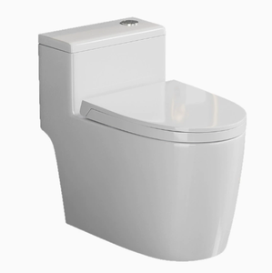 โถสุขภัณฑ์เซรามิกแบบ S-trap ขนาดเล็กกะทัดรัด สำหรับห้องน้ำระเบียงแคบ - Product Image 1