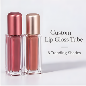 Lip Gloss Wholesale Bulk with Irregular Lid Vegan Lip Plumping Daily <b>Makeup</b> <b>Base</b> Custom Logo Packaging - Product Image 2