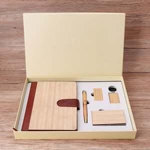 Intelligent Bamboo Thermos Cup and <b>Notebook</b> Gift <b>Set</b> for Christmas Enterprise Business Activities - Product Image 1