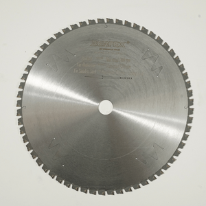 ใบเลื่อยวงกลม TCT 355มม. สำหรับเหล็กและโลหะ64ฟันเจาะ25.4มม. หนา2.0มม. สำหรับตัดโลหะ - Product Image 2