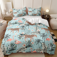Parure de lit moderne 100 % polyester, motif dessin animé mignon pour enfants, impression numérique 3D, paresseux australien koala