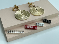 Etiqueta de Plástico Personalizada con Símbolo de Moneda JPY THB KRW MYR PESO Dólar Euro Libra para Joyería, Relojes, Etiqueta de Precio para Exhibición en Tiendas