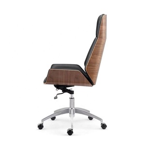 Sedia da Ufficio Ergonomica Moderna, Comoda Poltrona Direzionale Girevole in Pelle PU per Casa e Conferenze, Sedia da Computer Rotante - Product Image 6