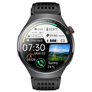 Reloj Inteligente Deportivo con Pantalla AMOLED, Monitor de Ritmo Cardíaco, Resistente al Agua IP67, Control por Voz y Aplicación, Masaje para Dormir - Product Image 3
