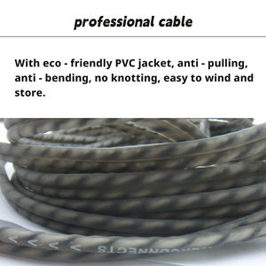 Câble audio-vidéo RCA de haute qualité <span class=keywords><strong>Alpine</strong></span> 5m pour autoradio, <span class=keywords><strong>caisson</strong></span> de basses, lecteur DVD Carrozzeria, haut-parleur - VQA Paramedios - Product Image 4