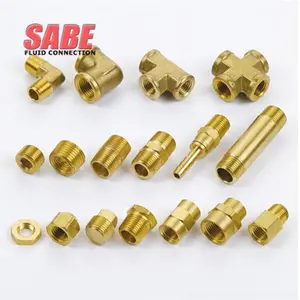 Hydraulic/Pneumatic/Air Threaded adapters, Brass/steel/stainless/Copper/SS Pipe Fittings per SAE/JIC industry standard