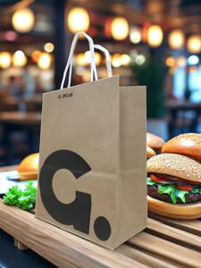 Bolsas de Compra de Papel Kraft Personalizadas Directas de Fábrica con Logotipo, Bolsas de Regalo de Lujo Ecológicas - Product Image 2