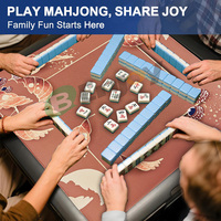 Tapis de Mahjong Personnalisé OEM Imprimé 31,5x31,5 Pouces Livraison Rapide Faible MOQ Néoprène Imperméable pour Jeux de Société de Poker