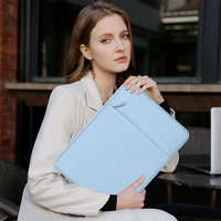 Housse d'ordinateur portable décontractée imperméable en gros avec fermeture à glissière, de haute qualité, légère et fine, pour un usage quotidien unisexe
