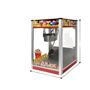 Máquina automática profesional de palomitas de maíz para cine de 16Oz, máquina comercial para hacer palomitas de maíz