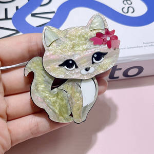Cute <b>Cat</b> Pin <b>Suit</b> Brooch Cartoon Brooch Pins Multiple Colors <b>Cat</b> Brooches <b>Women</b> Animal Clothes Pins Charm Accessories - Product Image 5