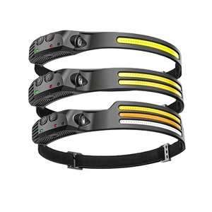 USB Rechargeable Portable Powerful <b>Led</b> Cob <b>Motion</b> <b>Sensor</b> Headlamp Waterproof 350Lm 6000K Daylight Outdoor Camping Fishing Headla - Product Image 1