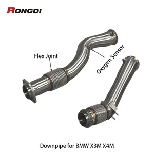 Tubo de Escape Recto de Una Pieza de Acero Inoxidable 304 para BMW X3M X4M F97 F98 3.0T - Product Image 1
