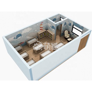 Lit bébé <span class=keywords><strong>en</strong></span> bois massif Moetry 35 m² pour chambre de bébé, garderie, école maternelle, lit de sommeil pour enfants - Product Image 3