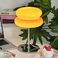 Lampe de table design de luxe en verre macaron Protection moderne des yeux Art décoratif Lampe de table Cadeau
