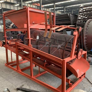 Cát Sỏi Phân Hữu Cơ Quay Rung Máy Sàng Quặng Mỏ Màn Hình Trống Sàng Với Thức Ăn Phễu - Product Image 4