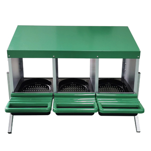 Backyard ไก่ Coop กล่องทํารังราคา 3 ช่องไก่ไข่กล่องรังพร้อมขา - Product Image 6