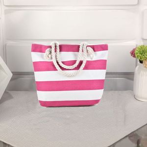 Sacs de plage en toile de coton naturelle écologiques personnalisables, sacs de courses réutilisables pour femmes avec logo personnalisé en couleur - Product Image 4