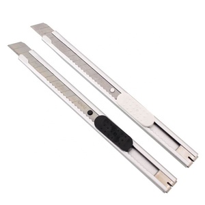 Cuchillo de Oficina de Alta Calidad, de un Solo Filo, de 9 mm, con Bloqueo Automático - Product Image 1