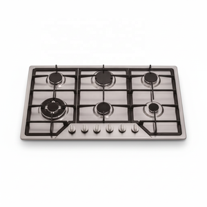 Fogão a Gás OEM de 6 Queimadores, Cooktop Embutido de 90cm em Aço Inoxidável com Certificação CE - Product Image 6