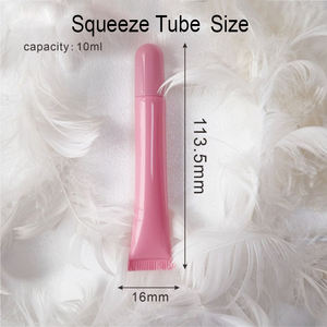 10ml Volumen Plástico Squeeze Lip Gloss Tube Bálsamo labial Tubo suave Lip Scrub Cream Gel Tube Packaging - Product Image 6