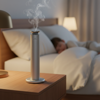 Diffuseur d'arômes d'ambiance sans eau, électrique, intelligent, en métal, USB, 1000 ml, pour grands espaces (1800 m²), idéal pour les halls d'hôtels de luxe commerciaux