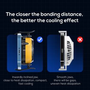 Nouveauté, refroidisseur de téléphone DLA6, ventilateur de refroidissement magnétique pour téléphone portable avec lumière bleue - Product Image 6