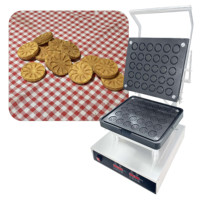 Presse à biscuits commerciale personnalisée en acier inoxydable avec moules antiadhésifs pour les tartes aux œufs et les coupes à gaufres dans les restaurants
