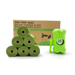 Bolsas para excrementos de mascotas 2023, superventas, biodegradables, con logo personalizado, 24 rollos - Product Image 1