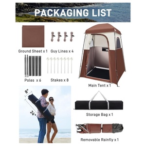 <span class=keywords><strong>Tente</strong></span> de <span class=keywords><strong>Douche</strong></span> Portable 1 Personne à Ouverture Rapide, Coupe-Vent, pour Camping, <span class=keywords><strong>Cabine</strong></span> de Toilette, <span class=keywords><strong>Tente</strong></span> de Pêche Pop-up, <span class=keywords><strong>Cabine</strong></span> de <span class=keywords><strong>Douche</strong></span> - Product Image 2