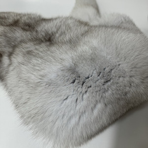 1 Pezzo di Pelliccia Naturale di Volpe Blu, Lussuosa per Cucito Fai-da-Te, Rifiniture Soffici, Tessuto per Costumi e Decorazioni Artigianali - Product Image 6
