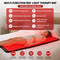 APTREDLIGHT 640LED Produsen Matras Terapi Cahaya Merah LED Seluruh Tubuh Selimut Terapi Cahaya Merah Matras Terapi Cahaya Merah Bantalan Cahaya Merah