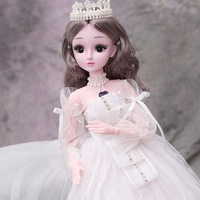 Ensemble de poupées habillables de grande taille 60 cm, boîte cadeau, jouet de jeu de rôle princesse pour filles, cadeau d'anniversaire pour enfants, vente en gros