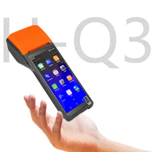 5.5 polegada móvel android 8.1 1 + 8G Memória Pos Terminal Inteligente Hand-held Terminal Terminal Sem Fio Restaurante Ordem Terminal