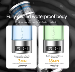 Vendita Diretta dalla Fabbrica 2025: Borraccia Portatile per Acqua a Idrogeno da 6000 <span class=keywords><strong>Ppb</strong></span> e 9000 <span class=keywords><strong>Ppb</strong></span>, Generatore di Acqua Ricca di Idrogeno - Product Image 4