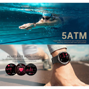 DM76 <span class=keywords><strong>GPS</strong></span> Sport 5ATM orologio intelligente impermeabile per gli uomini Amoled <span class=keywords><strong>orologi</strong></span> da polso rotondi da esterno bussola Bluetooth chiamata Smartwatch - Product Image 5