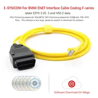 Cable ESYS ENET para BMW serie F, actualización de datos ocultos, codificación ICOM, programador ECU, escáner OBD2 OBD, herramienta de diagnóstico de coche